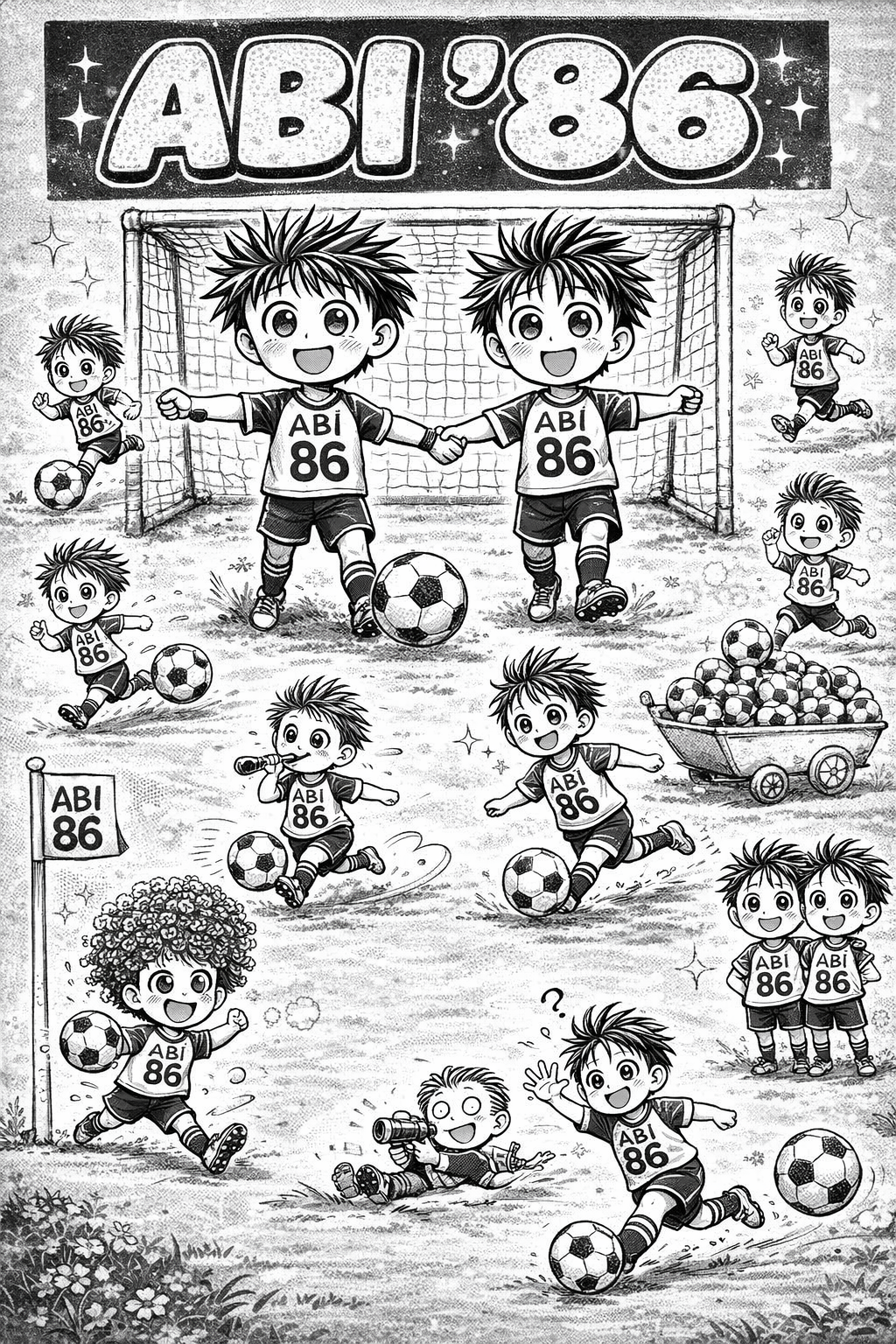 Cover in schwarz-weiß 1